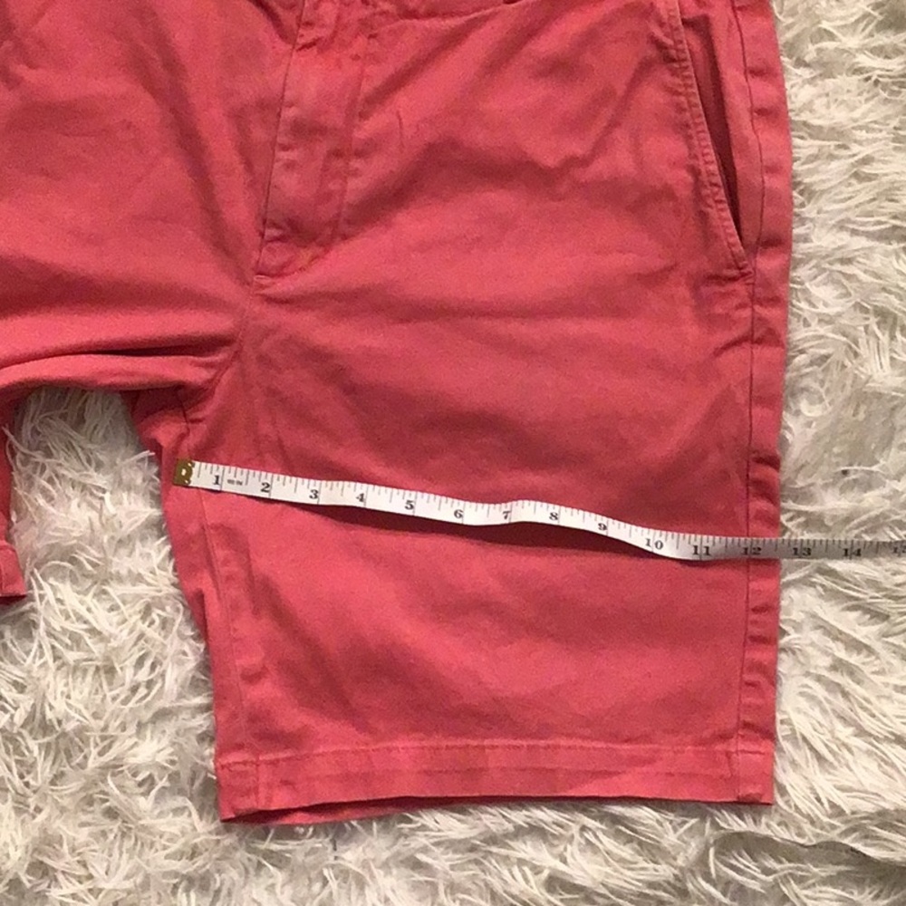 Vineyard Vines Men’s Coral Flat Front Shorts Size 35 Cotton Stretch Preppy - Picture 11 of 16